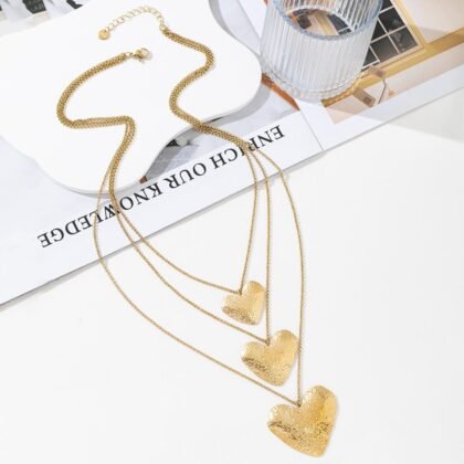 3 - Delige Hartjes Ketting - Lizz