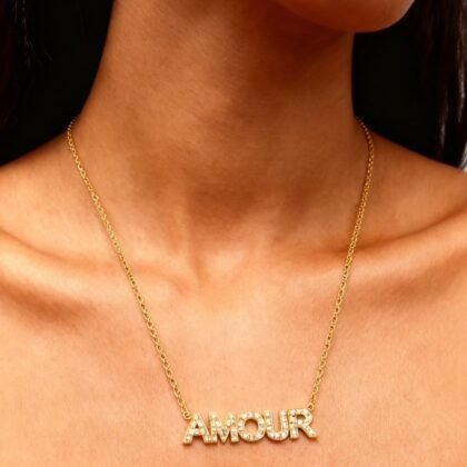 Amour Strass Ketting - Rome