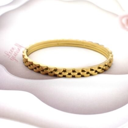 Bangle Armband Met Structuur - Silvie