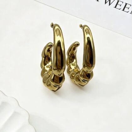 Oorringen Met Structuur - Dana