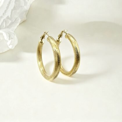 Oorringen Met Structuur - Sophia