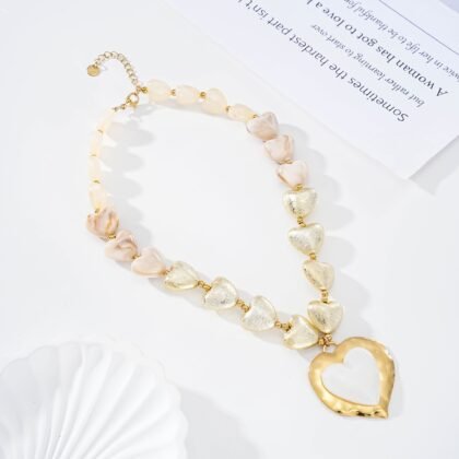 Kralen Hartjes Ketting - Jasmijn