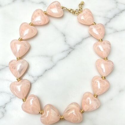 Hartjes Kralen Ketting - Olivia