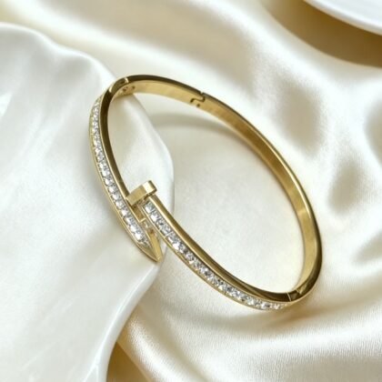 Bangle Armband Spijker Met Strass - Alena