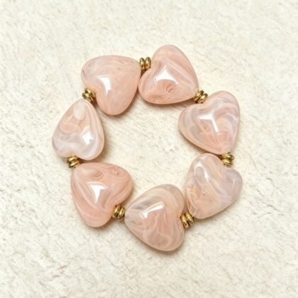 Hartjes Kralen Armband - Olivia