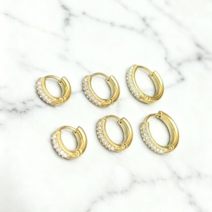 Oorbellen Set Met Strass - Isabelle