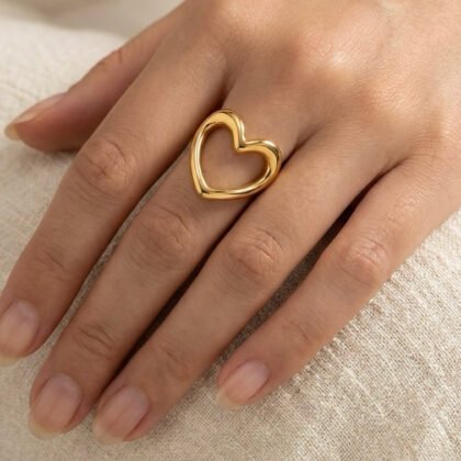 Open Hartjes Ring - Kelly