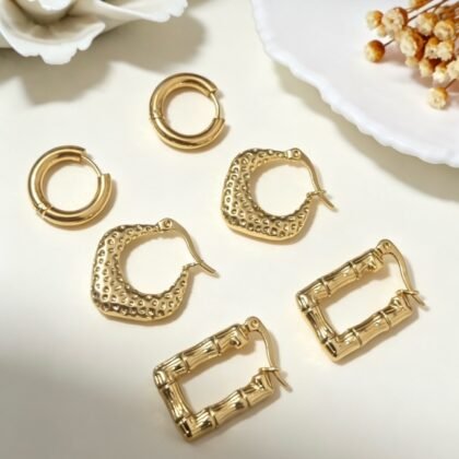 Oorbellen Set Met Structuur - Livia