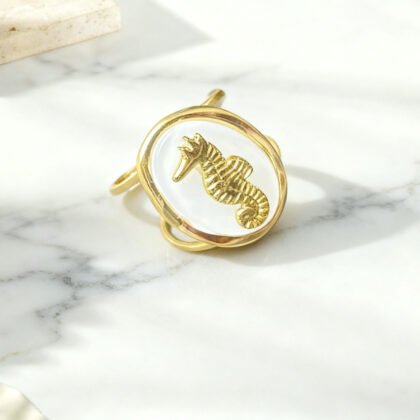 Ring Met Zeepaardje - Rox